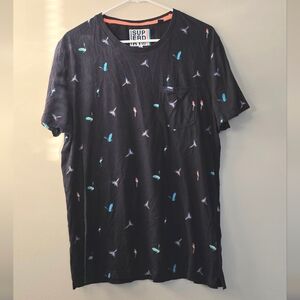 Superdry Short Sleeve Bird T-Shirt - Dark Blue
